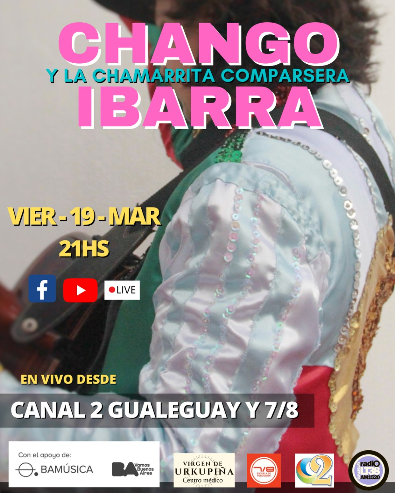 Chango Ibarra organiza un nuevo vivo