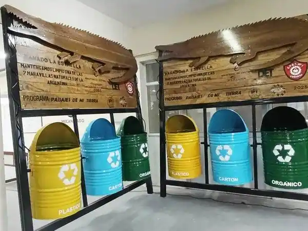 Guardianes de Formosa: Los estudiantes de 
la EPET N° 1 crearon contenedores ecológicos