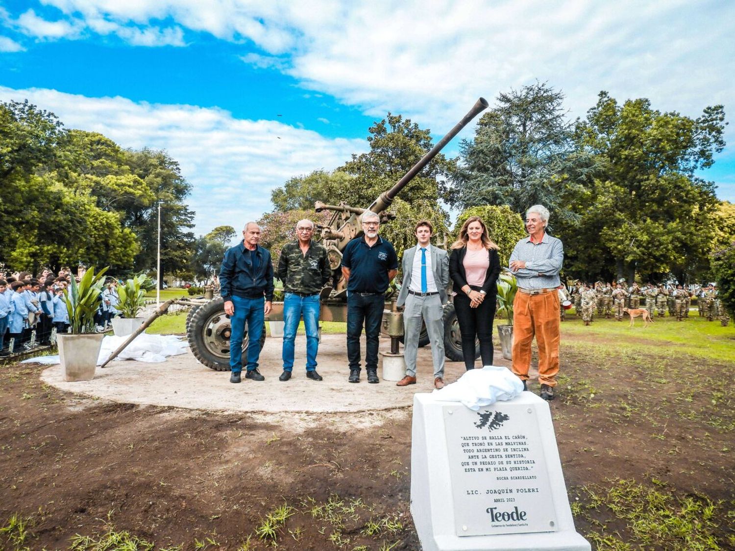 Malvinas: deuda saldada con un emotivo acto