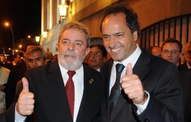Scioli y Lula Da Silva comparten agenda en la Provincia