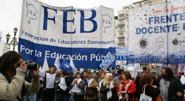 Docentes bonaerenses le ponen fecha al paro por 48 horas