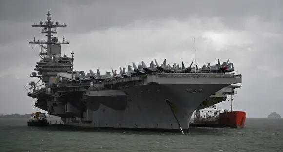Uno de los portaaviones nucleares estadounidenses más imponentes llega a Mar del Plata