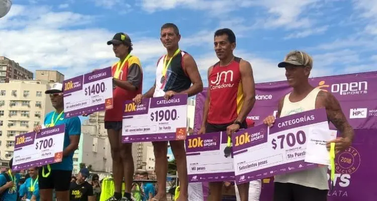 Mario Prado compitió en Mar del Plata