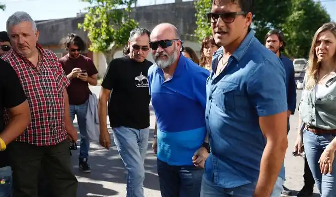 Despiden los restos de Santiago Maldonado en 25 de Mayo