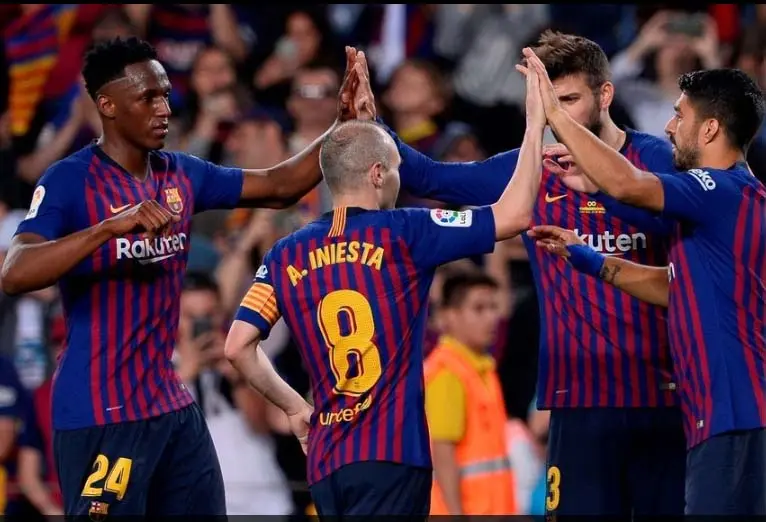 Andrés Iniesta se despidió del Barcelona con una victoria