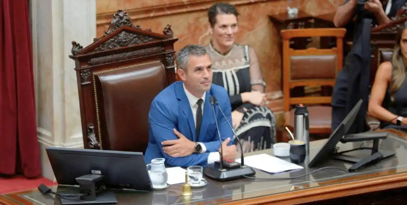 Martin Menem volverá a presidir la Cámara de Diputados de la Nación hasta el 9 de diciembre de 2025. Foto: HCDN.
