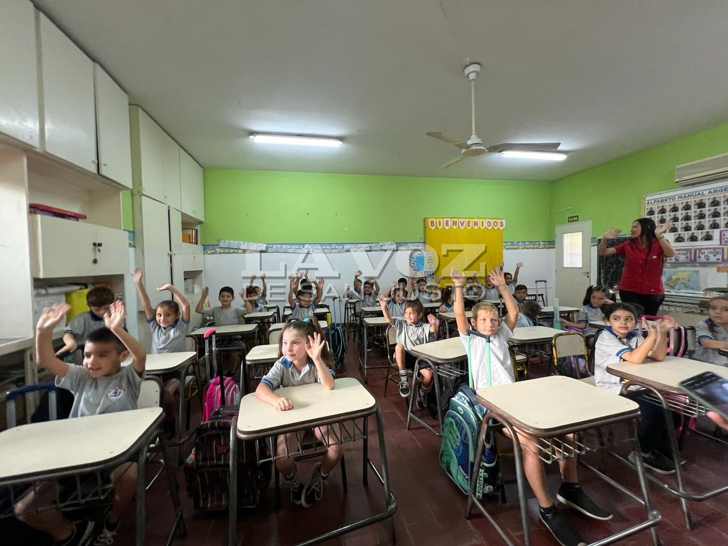 En estas jornadas la escuela se dedica especialmente a darle la bienvenida a quienes inician una nueva etapa escolar.