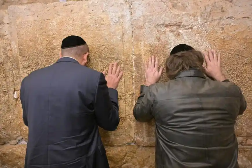 Milei, en Jerusalén