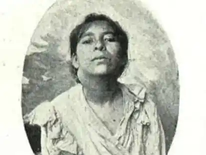 Filomena, la primera mujer con peste bubónica en Rosario hacia 1899.