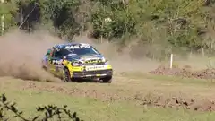 Se corrió la primera etapa del rally. Vuelco de Maximiliano Pérez Enrique