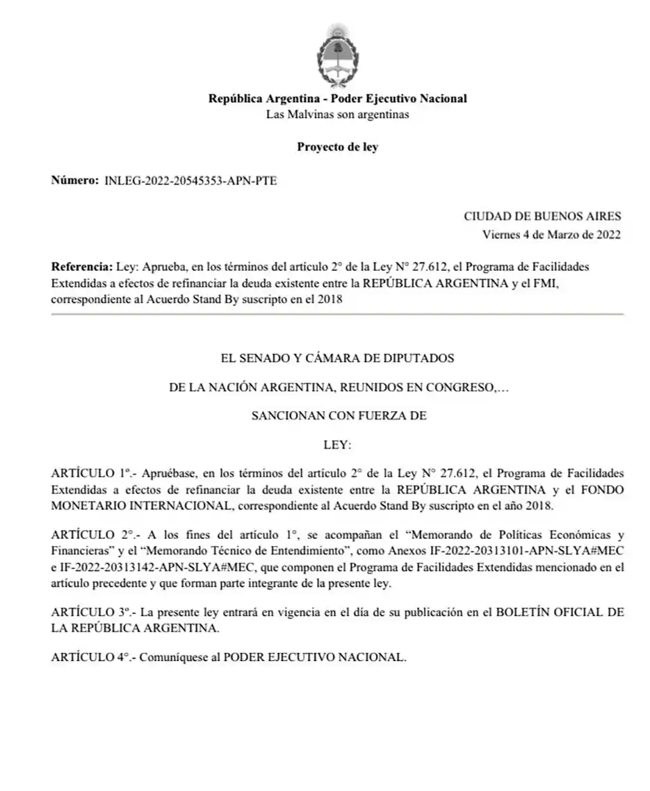 El proyecto de ley fue remitido a la Cámara de Diputados.