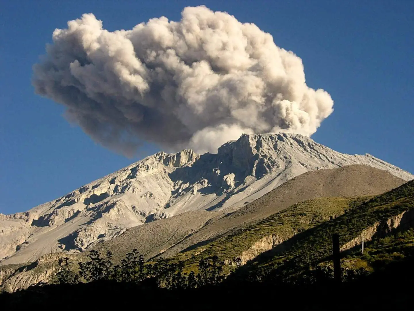 PERÚ AMPLÍA ESTADO DE EMERGENCIA por volcán en erupción