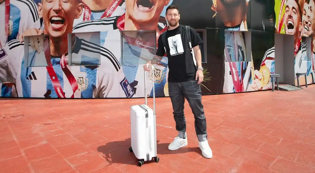 Messi ya está en Argentina