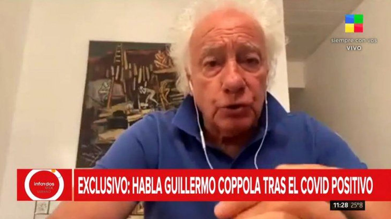 Guillermo Coppola se sinceró tras contagiarse de coronavirus