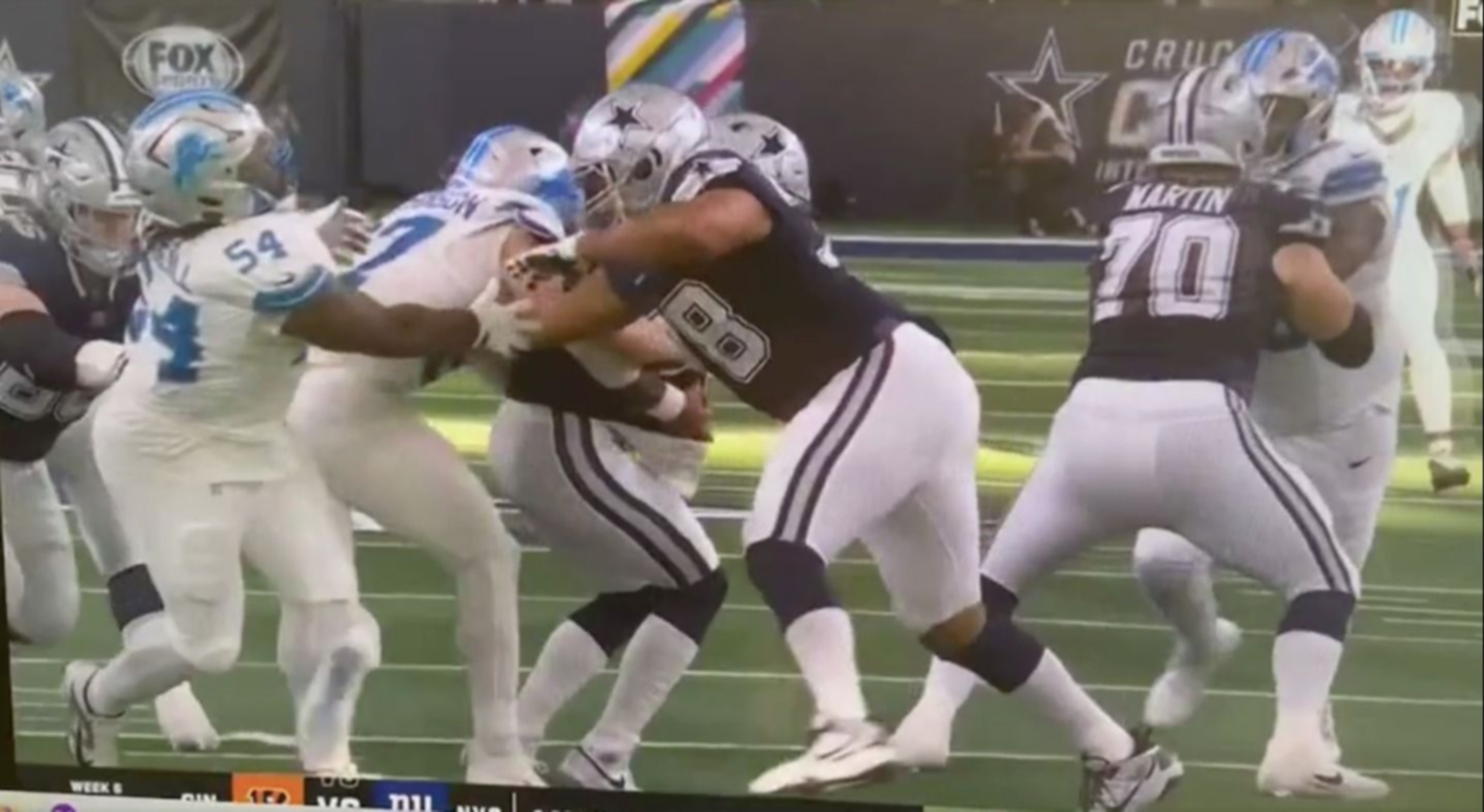 Video: así fue la impactante lesión de Aidan Hutchinson ante los Cowboys