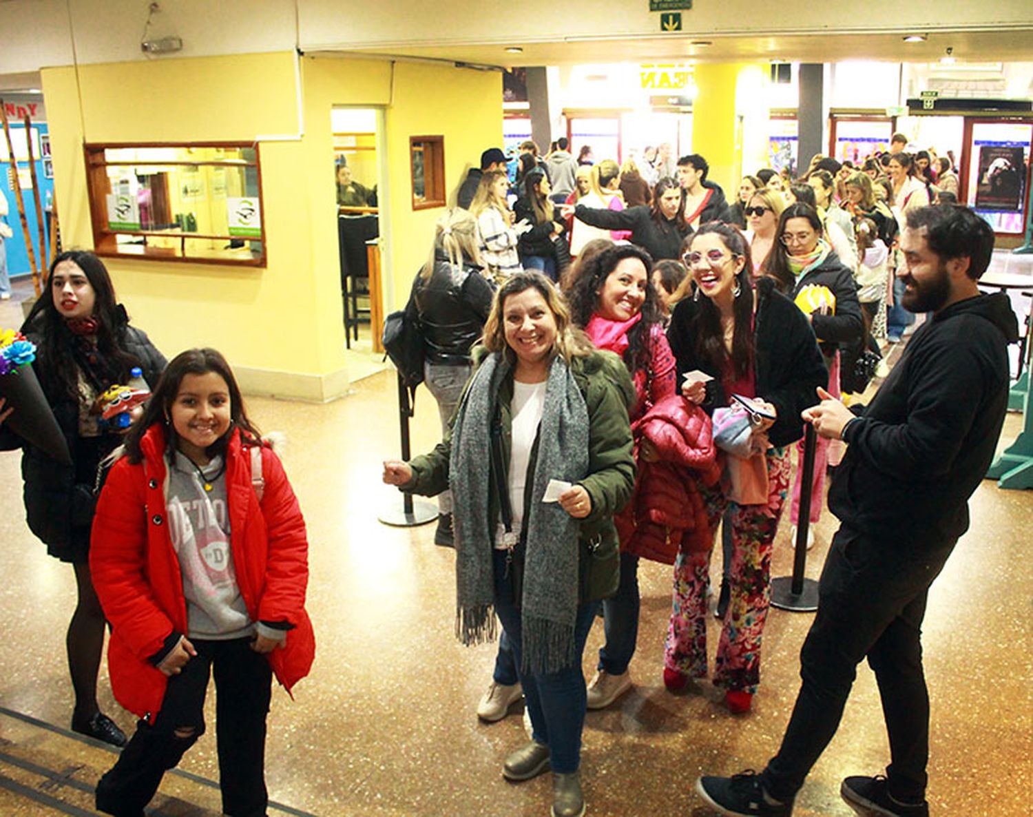 El cine lleno en vacaciones de invierno
