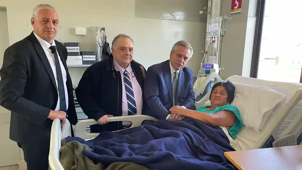 La última visita de Alberto Fernández a Milagro Sala