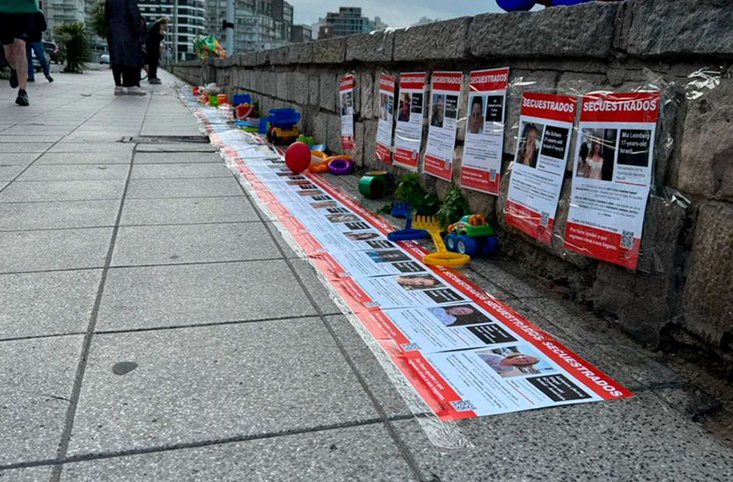 Pidieron por la liberación de secuestrados por Hamas en Mar del Plata