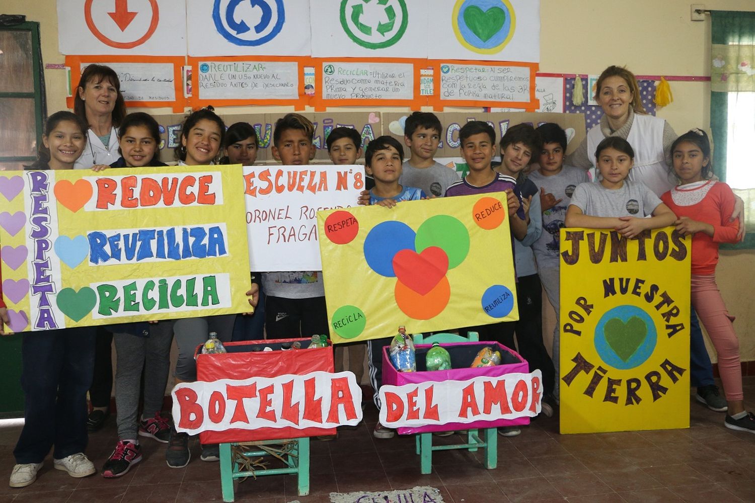 Alumnos de la Escuela Rosendo Fraga presentaron las cuatro "R" por el ambiente