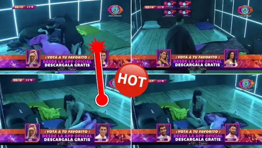 Sexo en GH: Macarena Pérez y Matías S. súper hot