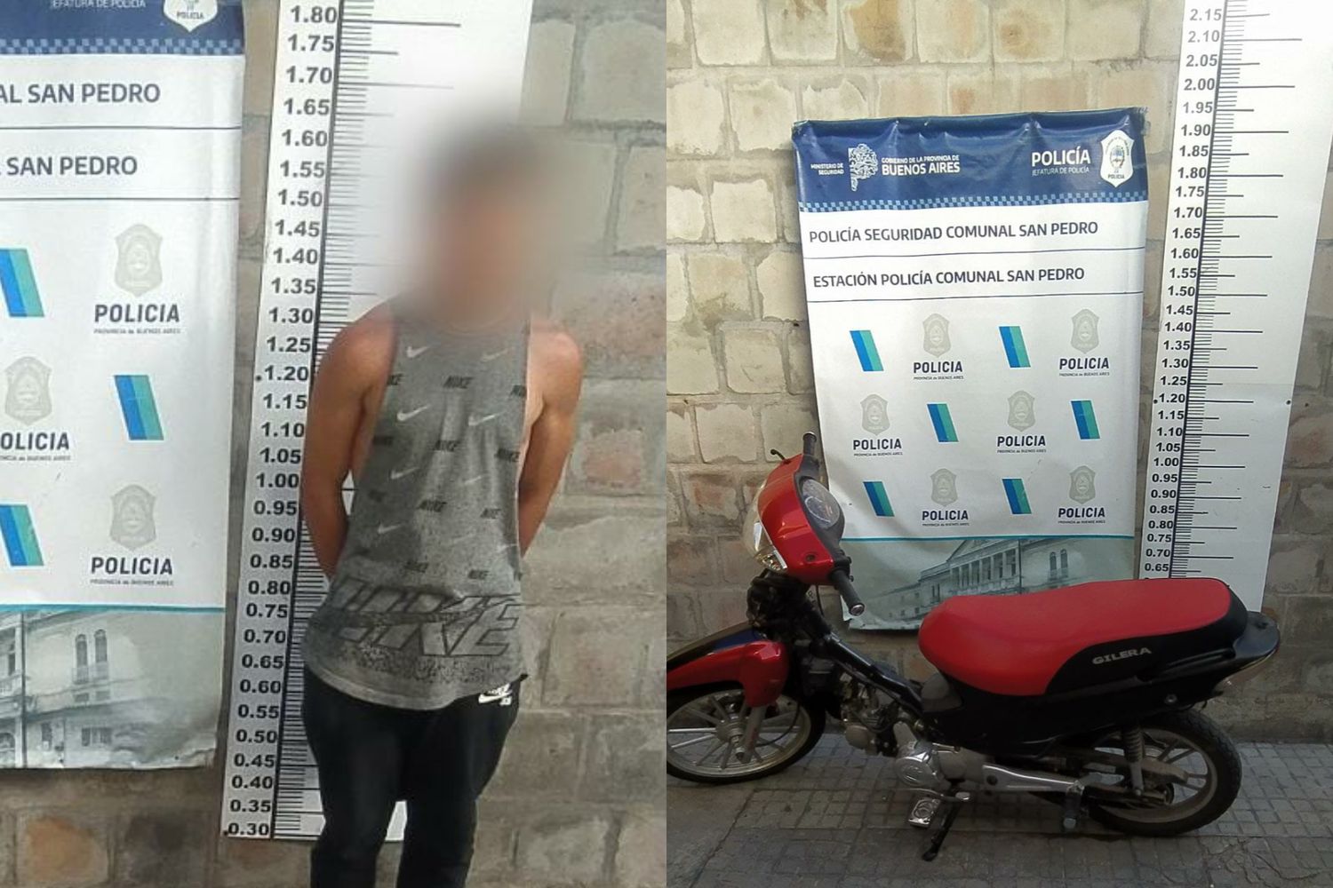 Robó una moto de un garage y lo detuvieron