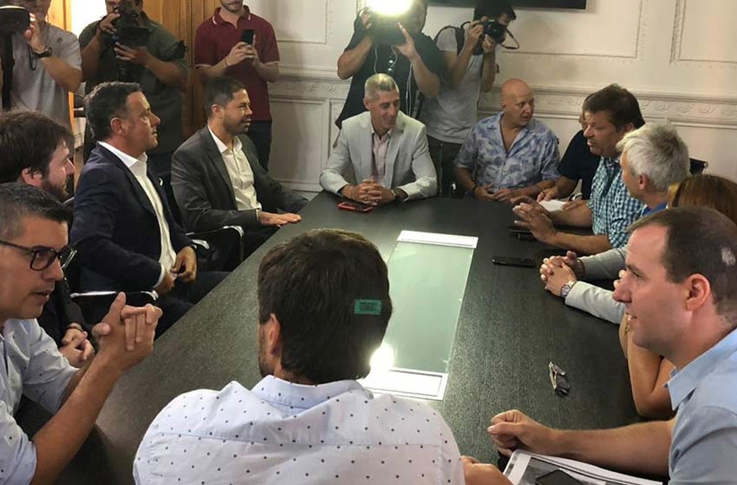 Maximiliano Pullaro se reunió con los directivos de Newell’s y Central