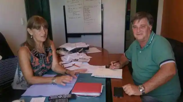 La intendente Mirta Bondioni se reunió con el Diputado Riganti