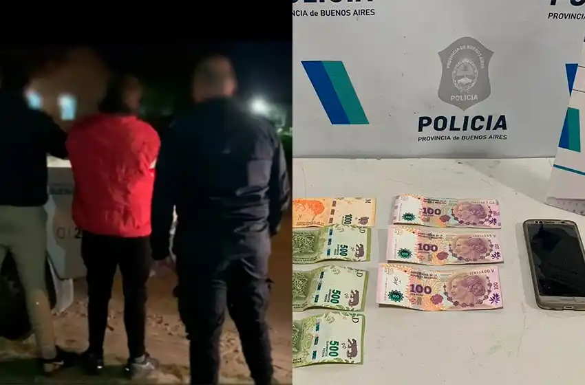 Le roban dinero y el celular en el último barrio al sur