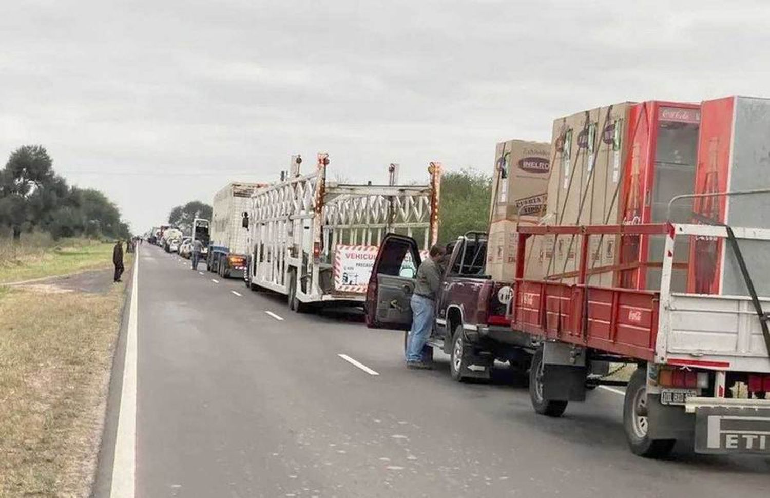 Se levantó el corte de la ruta nacional 
81 a la altura de Bartolomé de Las Casas