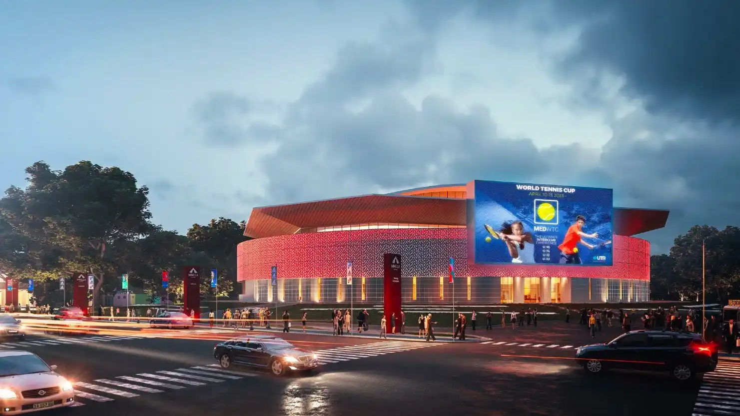 Render 3D del proyecto Minella Stadium (FOTO: X)