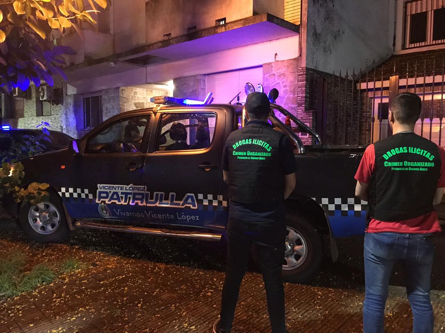 Exitoso allanamiento antidrogas en Olivos: Incautaron marihuana, cocaína y dinero 