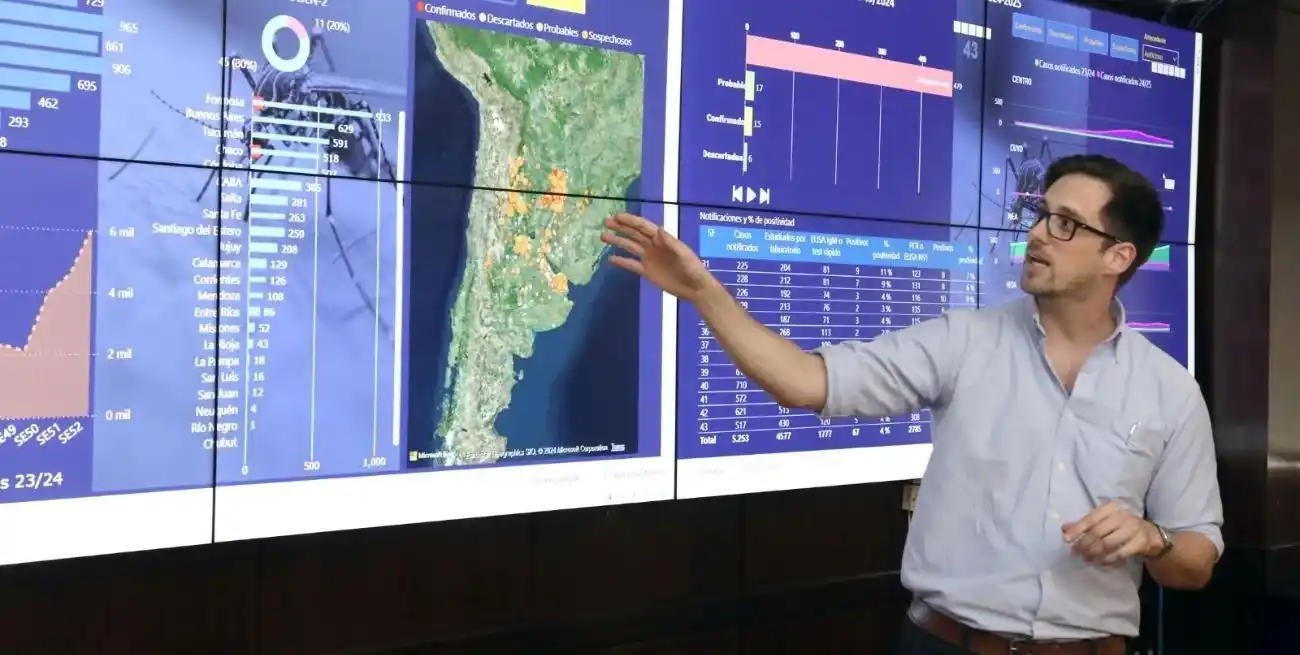 Mauro Bertolini en la presentación del nuevo dispositivo del Ministerio de Salud de la Nación. Crédito: Gentileza Ministerio de Salud de la Nación.