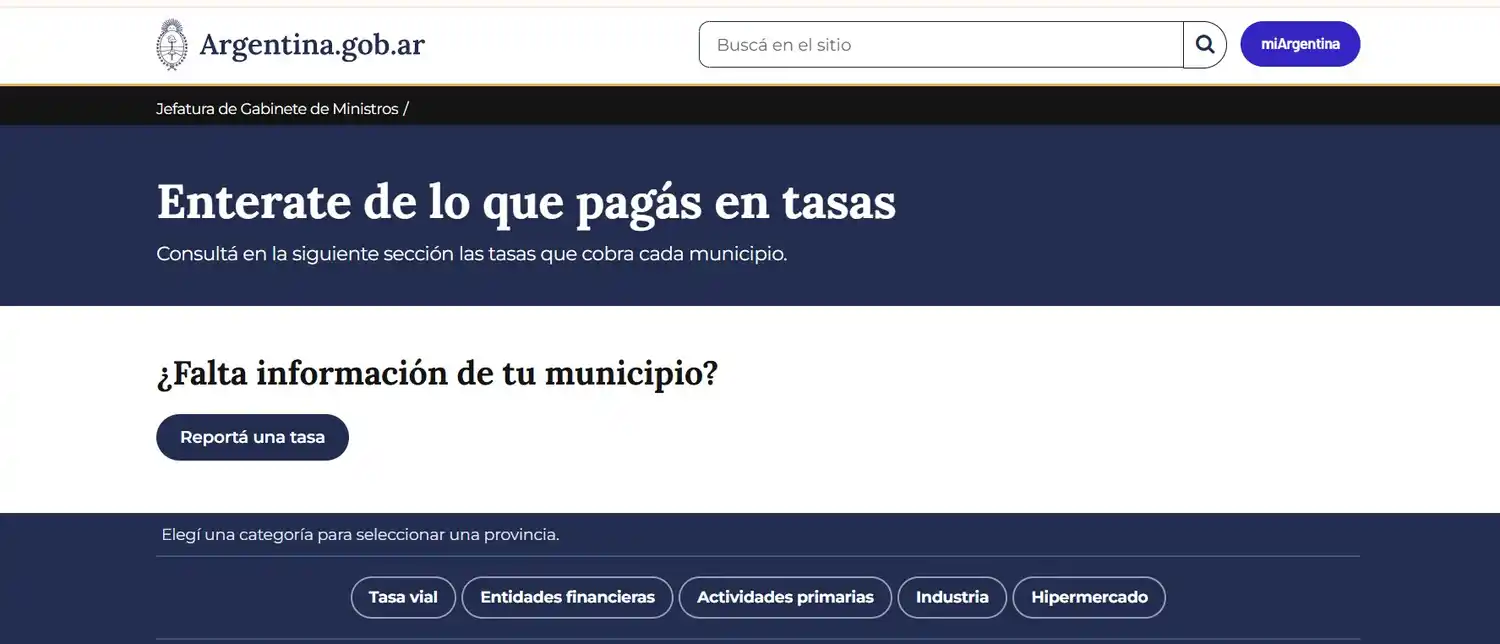 Milei contra provincias y municipios: pide que se reporten tasas municipales
