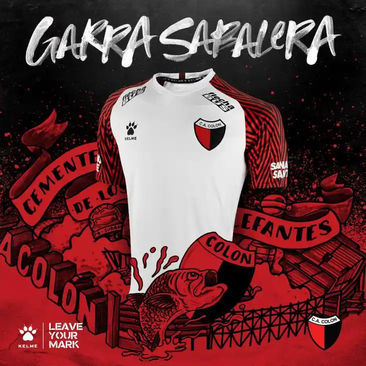 Colón presentó la camiseta alternativa que estrenará en Copa Sudamericana