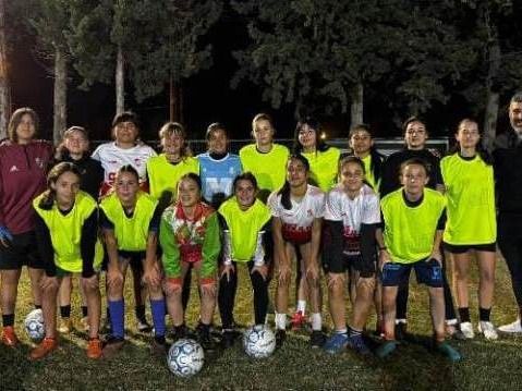 Las convocadas a la Selección liguista Sub 14.Foto:LRF