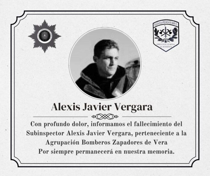 Profundo pesar en el norte santafesino por el fallecimiento de un bombero zapador