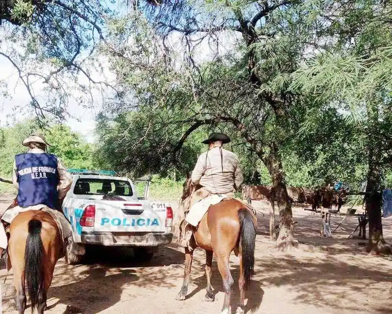 La Policía realiza un minucioso operativo 
de búsqueda para hallar a dos personas