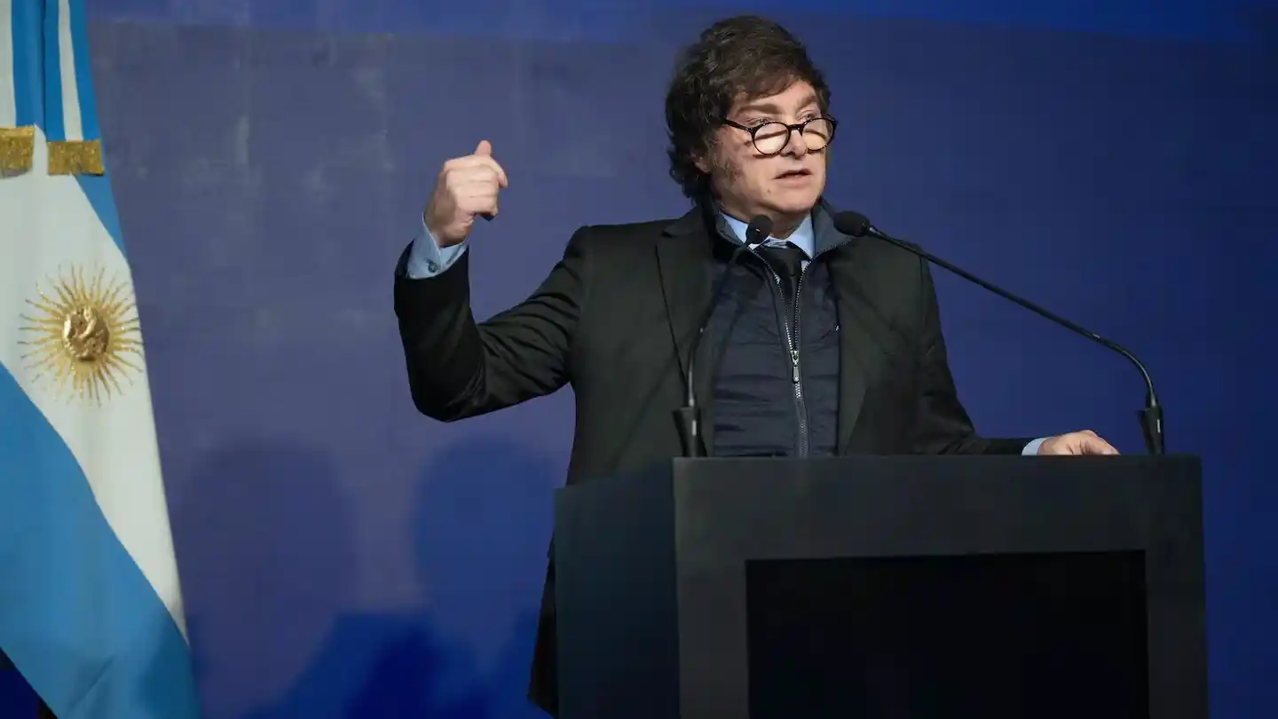 El presidente Javier Milei