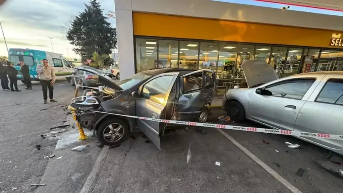 El siniestro ocurrió en el playón de una estación de servicio Shell