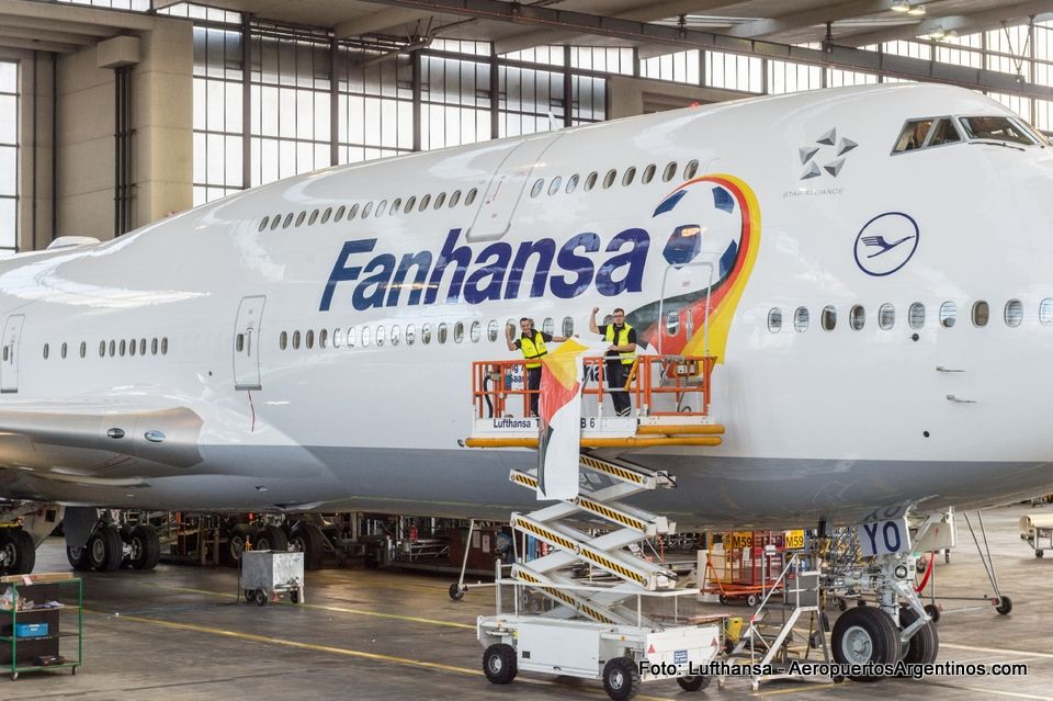 Lufthansa se transforma en Fanhansa para el Mundial de Fútbol