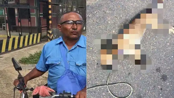 ¡CRUELDAD AL EXTREMO! Buscan a sujeto que ató a un perrito a su moto y lo arrastró por la calle, en Anzoátegui