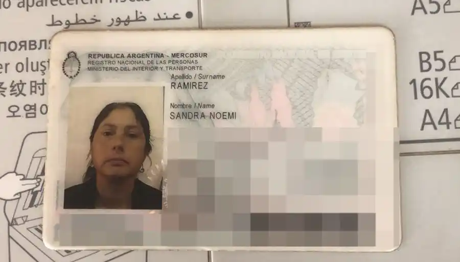 Encontraron el documento de Sandra Ramírez