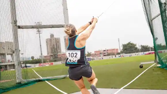Carmela Cocco le dio el oro a la Argentina al consagrarse campeona en el Sudamericano U20