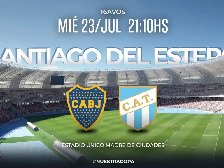 El Xeneize y el Decano tucumano a cara a en Santiago del Estero.Foto:.Copa Argentina