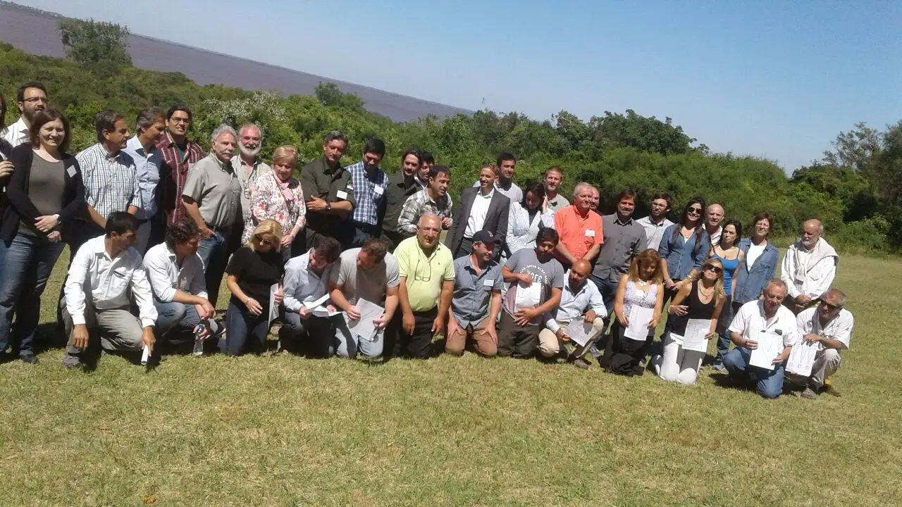Bergman estuvo en la reserva natural de El Potrero 
