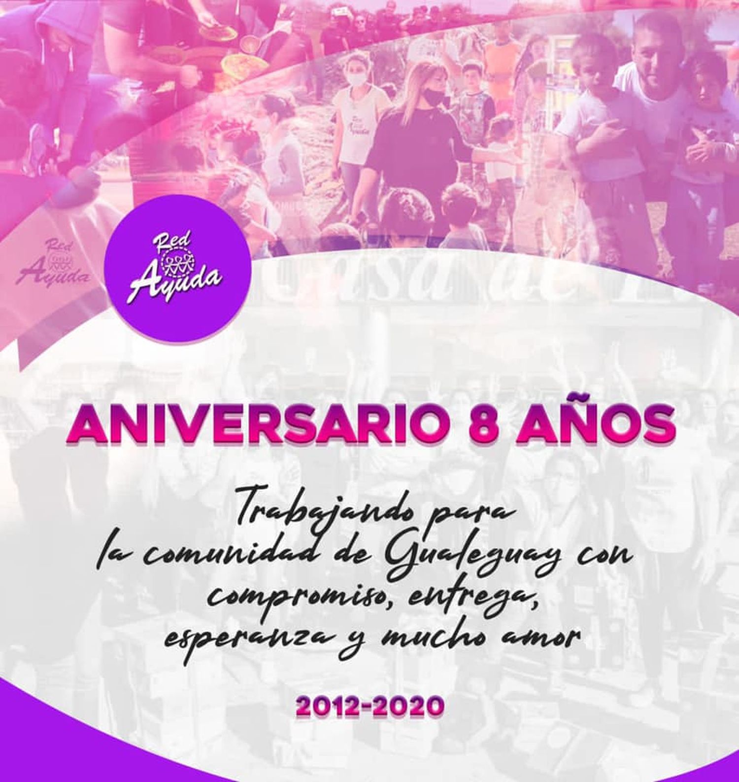 Red Ayuda arribó a su 8vo aniversario