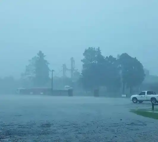 Fuertes lluvias en General Galarza