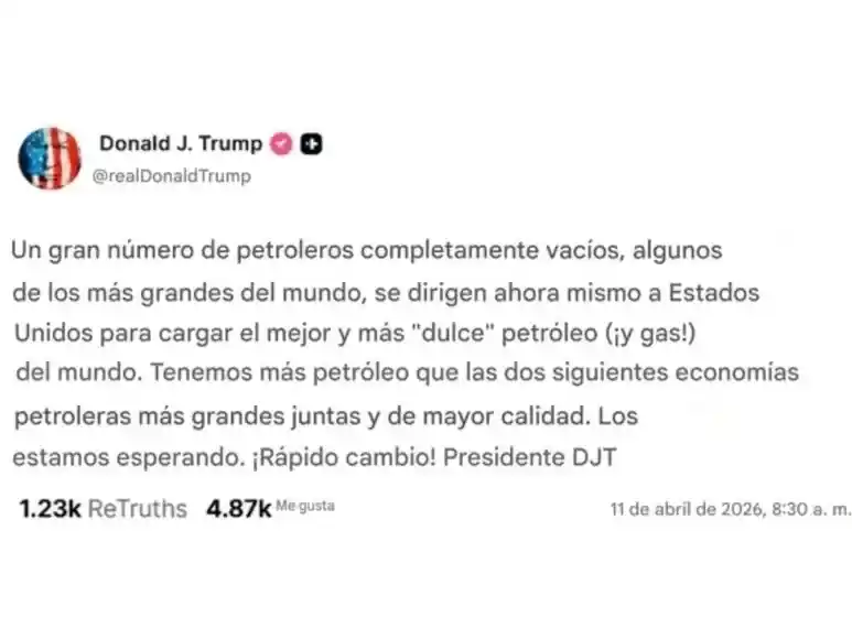 mensaje Trump