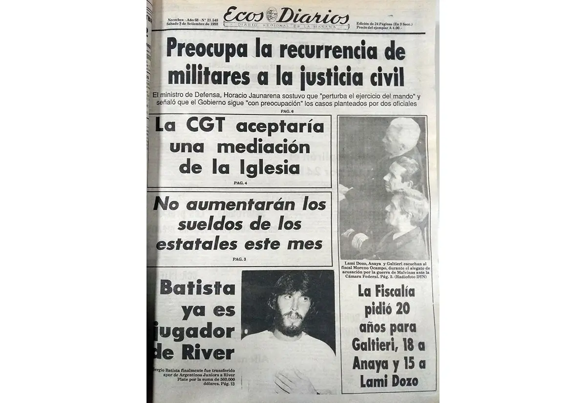 Sábado 3 de septiembre de 1988