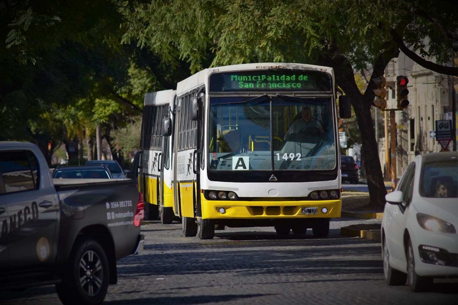 Transporte urbano: cambio provisorio en el recorrido de la línea A